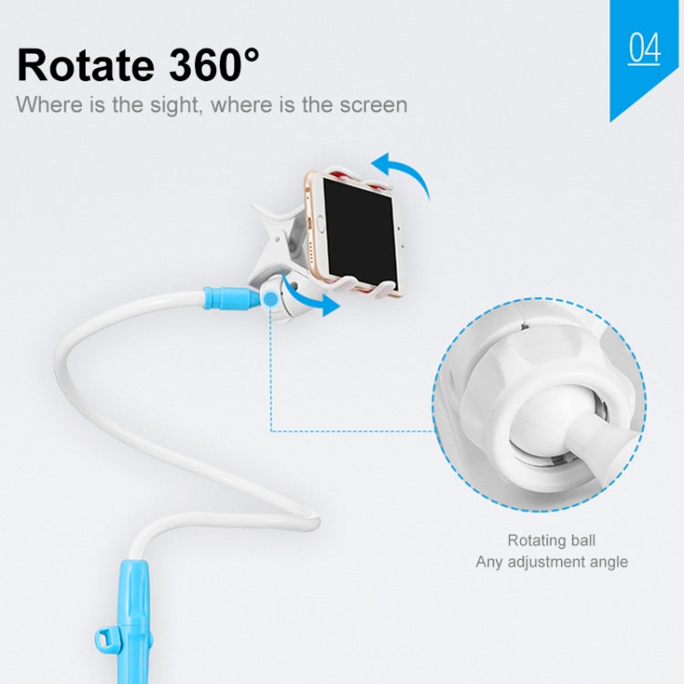 UBN-46 Regular Version Rotatable and Detachable Lazy Desktop Bedside Stand Mobile Phone Stand, Height: 90cm, 90cm White