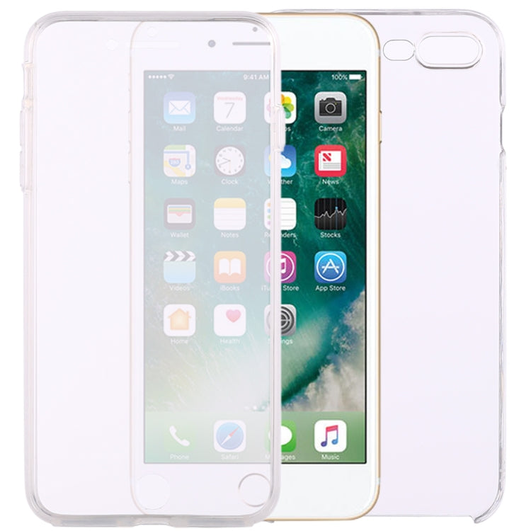0.75mm Double-sided Ultra-thin Transparent PC + TPU Case for iPhone 8 Plus & 7 Plus, For 8 Plus & 7 Plus