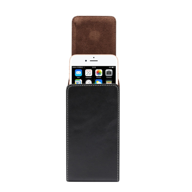 6.0 inch Universal Vertical Lambskin Texture Waist Bag for iPhone XS Max, Galaxy S10+, Huawei P30 Pro, For 6.0 inch