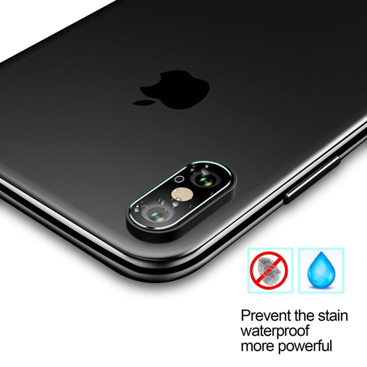 For iPhone X Rear Camera Lens Protector Tempered Glass Protective Film with Holes