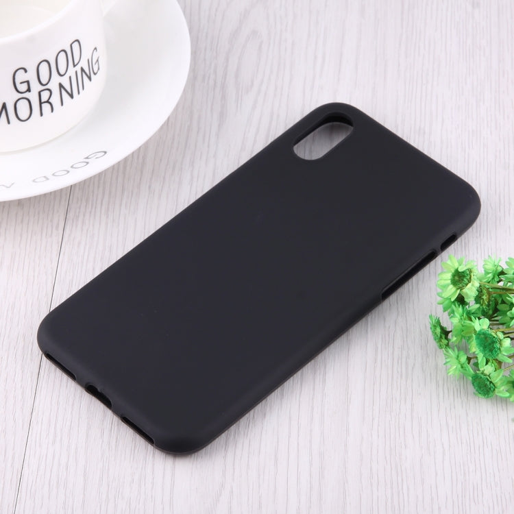 For iPhone XR Solid Color Frosted Soft TPU Case, For XR