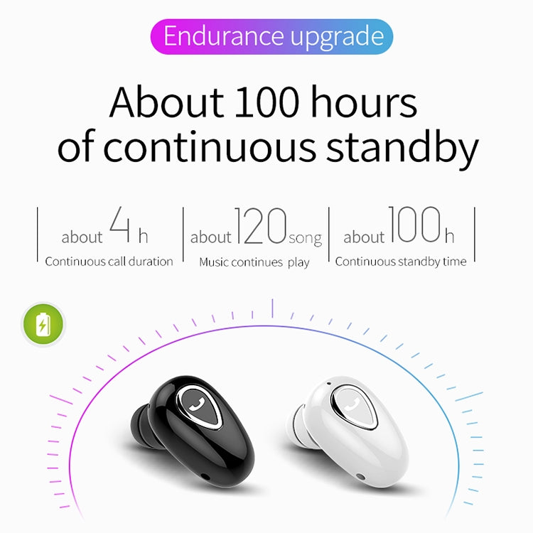 YX01 Sweatproof Bluetooth 4.1 Wireless Bluetooth Earphone, Support Memory Connection & HD Call, Rose Gold, Silver, White, Black, Flesh Color