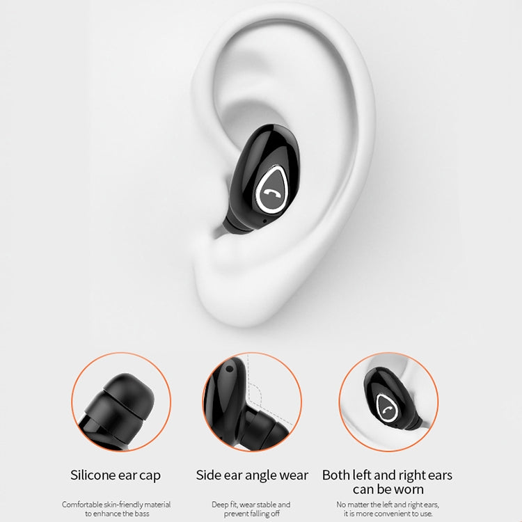 YX01 Sweatproof Bluetooth 4.1 Wireless Bluetooth Earphone, Support Memory Connection & HD Call, Rose Gold, Silver, White, Black, Flesh Color
