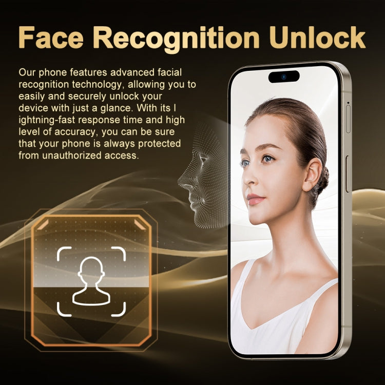 i16 Pro Max / Q5A, 6GB+128GB, 6.5 inch Screen, Face Identification, Android 10 MTK6762 Octa Core, OTG, NFC, Network: 4G, Dual SIM, US Plug, i16 Pro Max / Q5A, US Plug