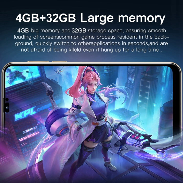 Face Identification, Android 10 MTK6737 Quad Core, Network: 4G, with 64GB TF Card, i14 Pro Max N86 4GB+32GB