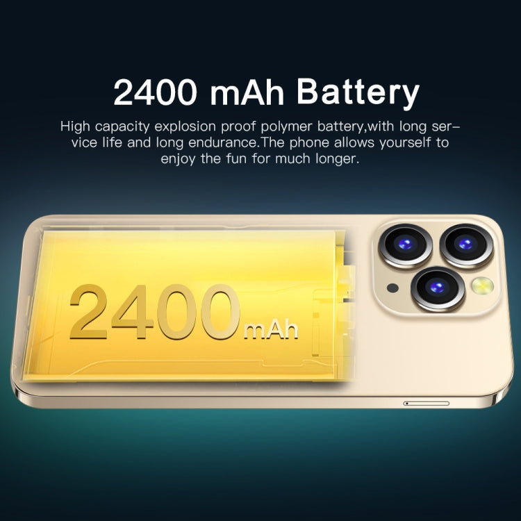Face Identification, Android 10 MTK6737 Quad Core, Network: 4G, with 64GB TF Card, i14 Pro Max N86 4GB+32GB