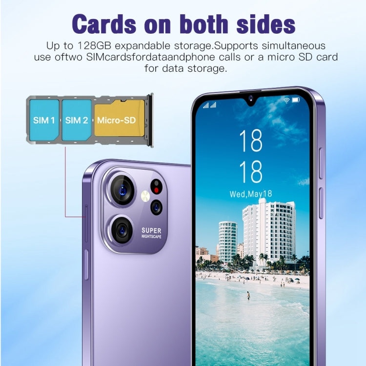 Face Identification, Android 8.1 MTK6737 Octa Core, Network: 4G, S23 Ultra E6 2GB+16GB