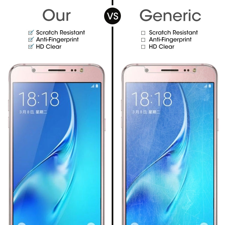 For Galaxy J5 (2017) / J530 (US Version) 0.3mm 9H Surface Hardness 2.5D Explosion-proof Tempered Glass Non-full Screen Film, For Galaxy J5 (2017) / J530 (US Version)(1 PC)