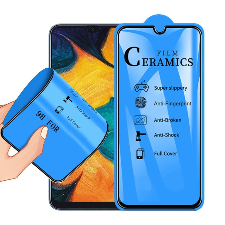 2.5D Full Glue Full Cover Ceramics Film for Galaxy A20 / A30 / A50 / M30 / A30 JP, For Galaxy A20 / A30 / A50 / M30 (1 PC)