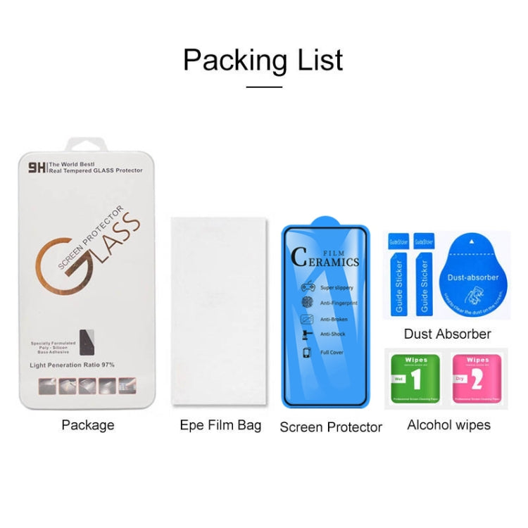 2.5D Full Glue Full Cover Ceramics Film for Galaxy A60 / M40, For Galaxy A60 / M40 (1 PC)
