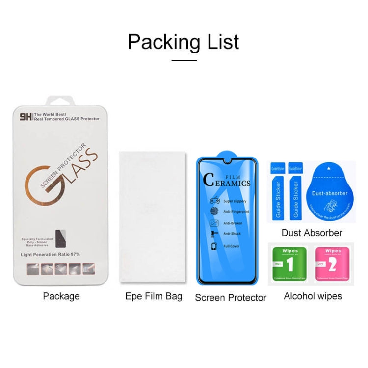 2.5D Full Glue Full Cover Ceramics Film for Samsung Galaxy A70 / A70S / X653, For Samsung Galaxy A70 / A70S / X653 (1 PC)