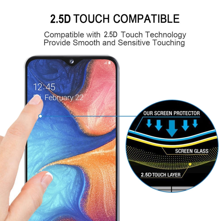 25 PCS Full Glue Full Cover Screen Protector Tempered Glass film for Galaxy A5 (2018) & A8 (2018), For Galaxy A5 (2018) & A8 (2018)