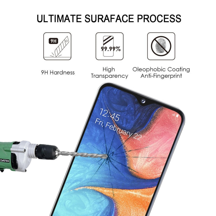 25 PCS Full Glue Full Cover Screen Protector Tempered Glass film for Samsung Galaxy A30 / A50 / M30 / A40S / A30 JP, For A30 & A50 & M30 & A40S