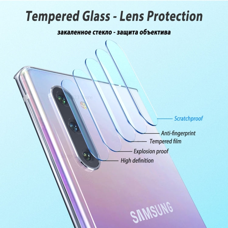 For Galaxy Note 10 0.3mm 9H Surface Hardness 3D Privacy Curved Edge Glue Curved Full Screen Tempered Glass Film, Fingerprint Unlock Is Not Supported