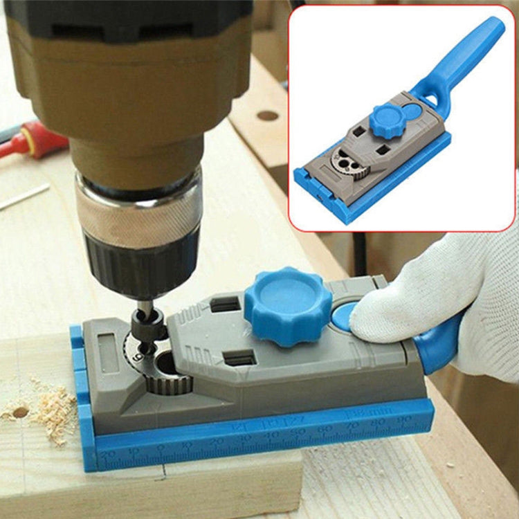 Angular Oblique Woodworking Borehole Locator Sheet Connector with Scale Marking, Woodworking Borehole Locator