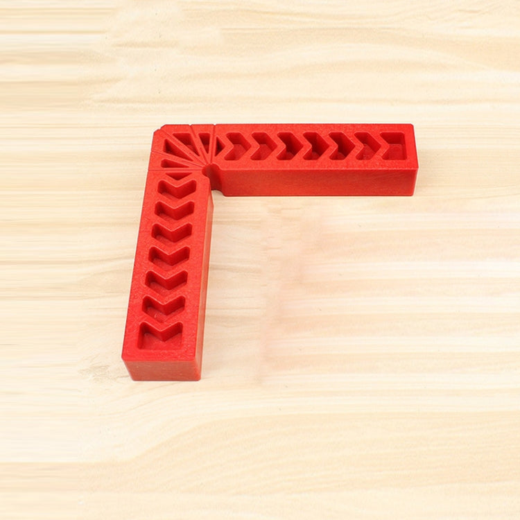 4 Inch Plastic 90 Degree Woodworking Auxiliary Positioner Square Ruler Fixing Tool
