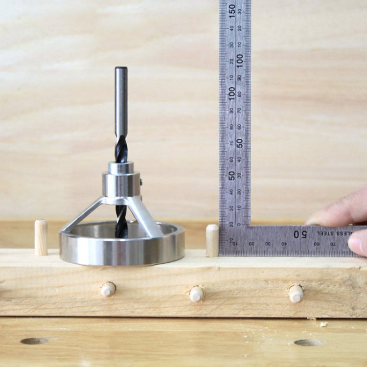 16 in 1 Drill Guide Vertical Pocket Hole Jig 5/6/7/8/9/10/12mm Drill Bit Hole Locator Stainless Steel Woodworking Jig Kit, 16 in 1