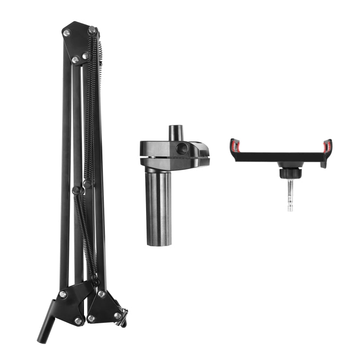 PULUZ Live Broadcast Desktop Articulating Arm Holder with Tablet Clamp