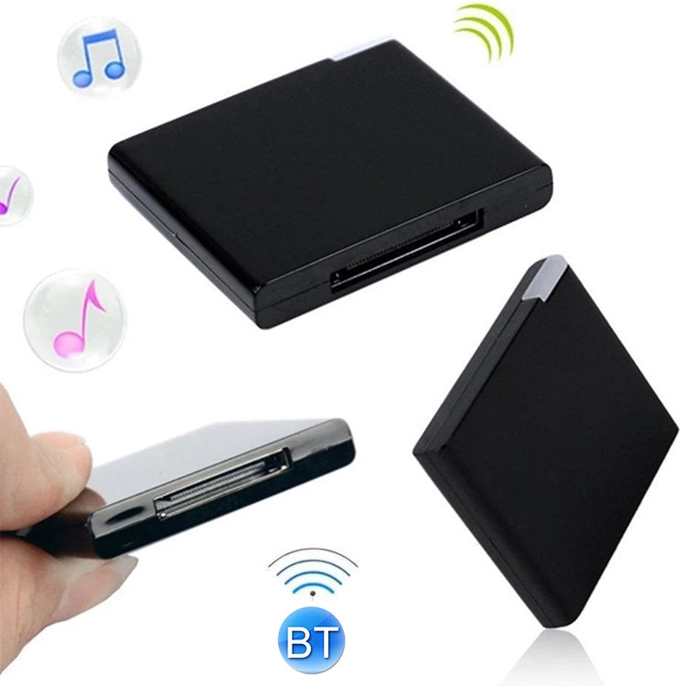 Wireless Bluetooth Music Receiver For iPhone 4 & 4S / (iPad 3) / iPad 2 / iPod / Any Bluetooth Device, Bluetooth V2.1 Black, Bluetooth V2.1 White