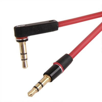 1.2m Aux Audio Cable 3.5mm Elbow Male to Straight Male, Compatible with Phones, Tablets, Headphones, MP3 Player, Car/Home Stereo & More