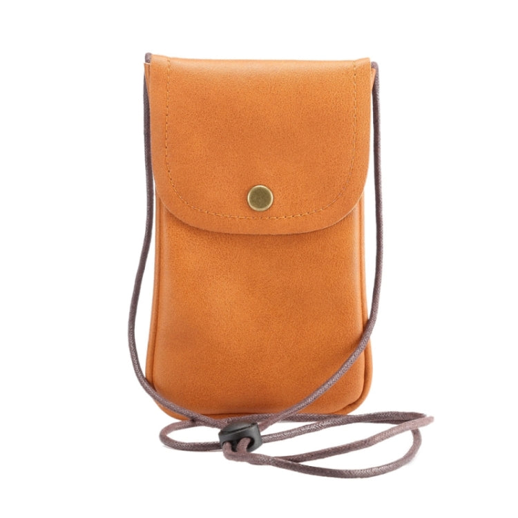 Universal Vertical PU Leather Case / Phone Leather Bag with String