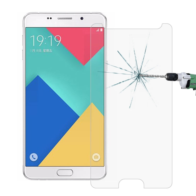10 PCS for Galaxy A9 / A900 0.26mm 9H Surface Hardness 2.5D Explosion-proof Tempered Glass Screen Film, 10pcs
