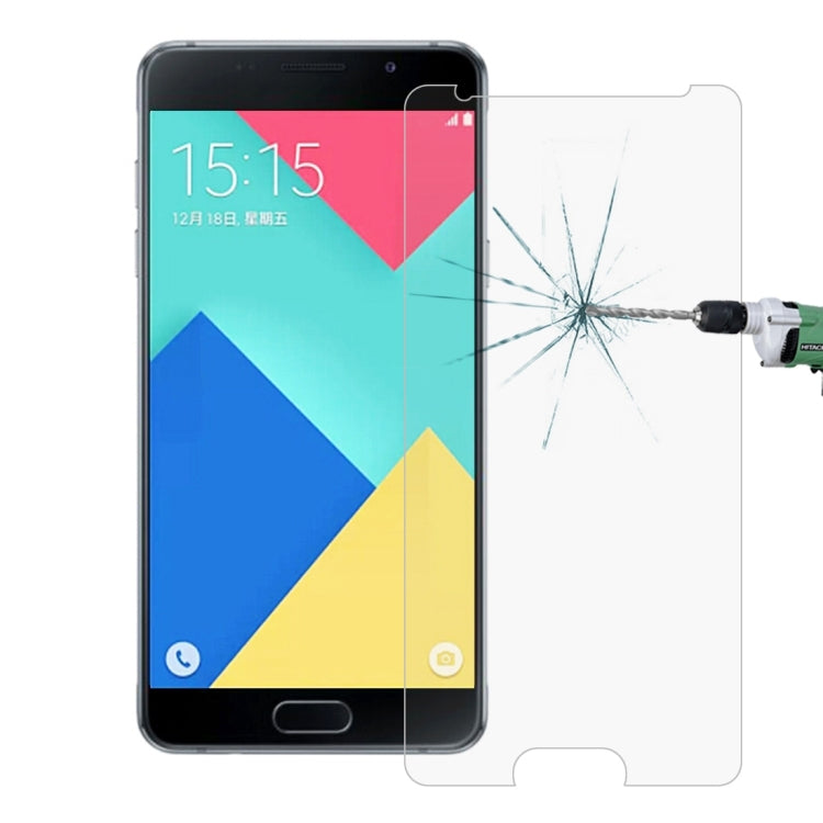 10 PCS for Galaxy A7(2016) / A710 0.26mm 9H Surface Hardness 2.5D Explosion-proof Tempered Glass Screen Film, 10pcs
