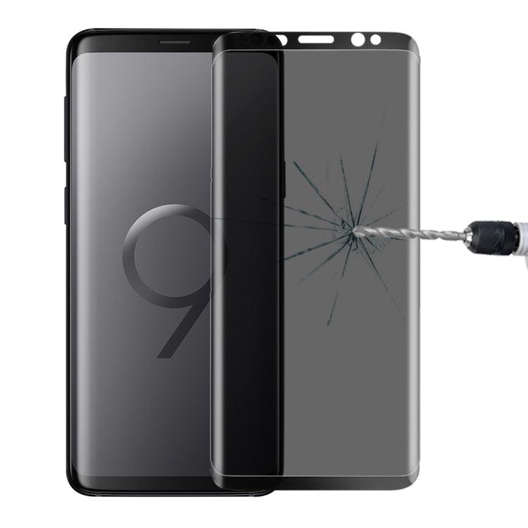 For Galaxy S9 0.3mm 9H Surface Hardness 3D Privacy Anti-spy Tempered Glass Protective Film