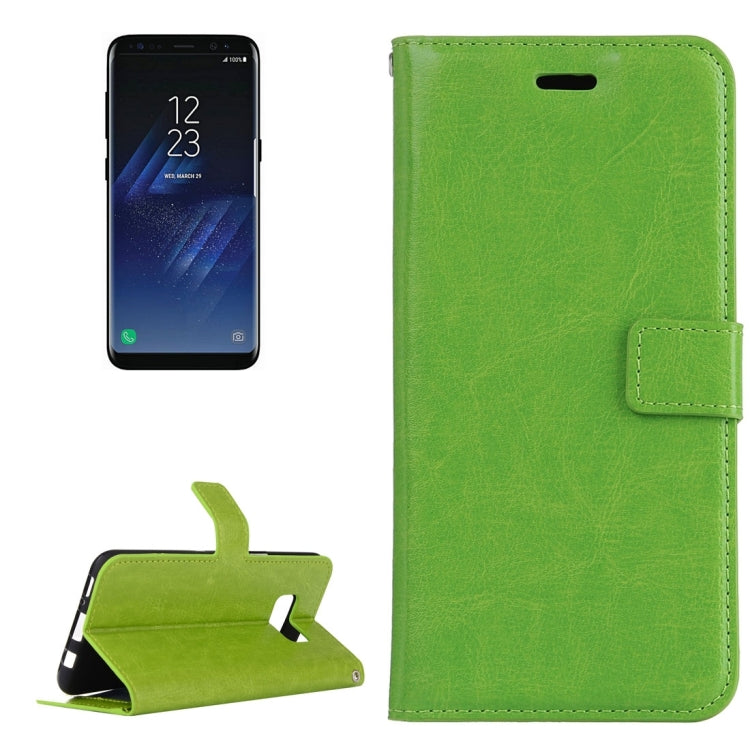 For Galaxy S8 Retro Crazy Horse Texture Horizontal Flip Leather Case with Holder & Card Slots & Wallet & Photo Frame, For Galaxy S8, For Samsung Galaxy S8, Galaxy S8