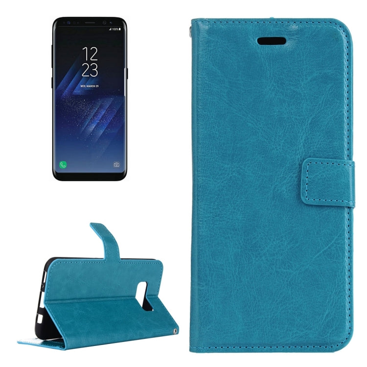 For Galaxy S8 Retro Crazy Horse Texture Horizontal Flip Leather Case with Holder & Card Slots & Wallet & Photo Frame, For Galaxy S8, For Samsung Galaxy S8, Galaxy S8