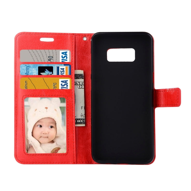 For Galaxy S8 Retro Crazy Horse Texture Horizontal Flip Leather Case with Holder & Card Slots & Wallet & Photo Frame, For Galaxy S8, For Samsung Galaxy S8, Galaxy S8