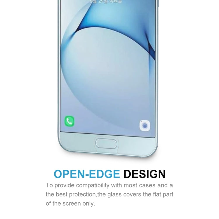 10 PCS 0.26mm 9H 2.5D Tempered Glass Film for Galaxy A8 (2016), For Galaxy A8 (2016)(10 PCS)