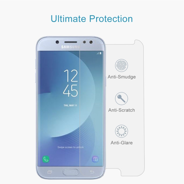 50 PCS For Galaxy J5 (2017) (EU Version) 0.26mm 9H Surface Hardness 2.5D Explosion-proof Non-full Screen Tempered Glass Screen Film, For Galaxy J5 (2017) (EU Version) (50 PCS)