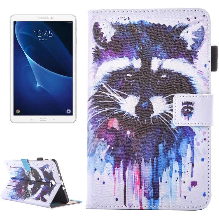 For Galaxy Tab A 10.1 (2016) / T580 Horizontal Flip Pattern Leather Case with Holder & Card Slots & Pen Slot, SAS2821A, SAS2821B, SAS2821C, SAS2821D, SAS2821E, SAS2821F, SAS2821G, SAS2821H