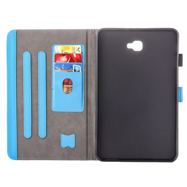 For Galaxy Tab A 10.1 (2016) / T580 Horizontal Flip Pattern Leather Case with Holder & Card Slots & Pen Slot, SAS2821A, SAS2821B, SAS2821C, SAS2821D, SAS2821E, SAS2821F, SAS2821G, SAS2821H