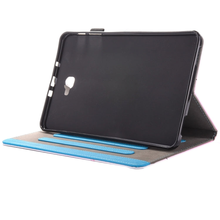 For Galaxy Tab A 10.1 (2016) / T580 Horizontal Flip Pattern Leather Case with Holder & Card Slots & Pen Slot, SAS2821A, SAS2821B, SAS2821C, SAS2821D, SAS2821E, SAS2821F, SAS2821G, SAS2821H