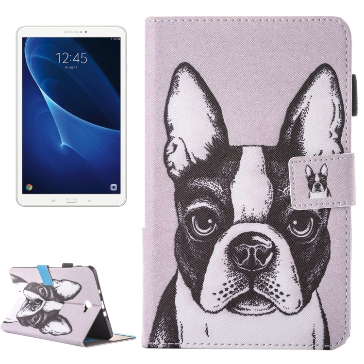 For Galaxy Tab A 10.1 (2016) / T580 Horizontal Flip Pattern Leather Case with Holder & Card Slots & Pen Slot, SAS2821A, SAS2821B, SAS2821C, SAS2821D, SAS2821E, SAS2821F, SAS2821G, SAS2821H