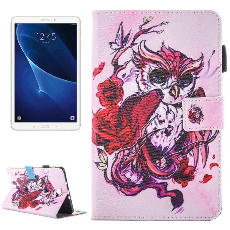 For Galaxy Tab A 10.1 (2016) / T580 Horizontal Flip Pattern Leather Case with Holder & Card Slots & Pen Slot, SAS2821A, SAS2821B, SAS2821C, SAS2821D, SAS2821E, SAS2821F, SAS2821G, SAS2821H