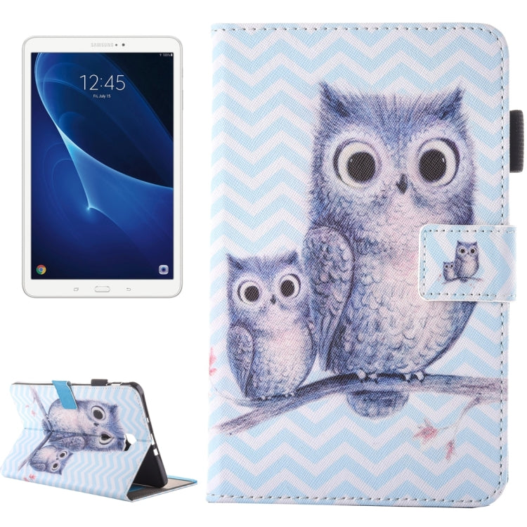 For Galaxy Tab A 10.1 (2016) / T580 Horizontal Flip Pattern Leather Case with Holder & Card Slots & Pen Slot, SAS2821A, SAS2821B, SAS2821C, SAS2821D, SAS2821E, SAS2821F, SAS2821G, SAS2821H