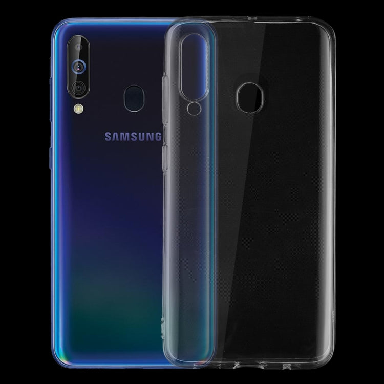0.75mm Ultrathin Transparent TPU Soft Protective Case for Samsung Galaxy A60, For Samsung Galaxy A60