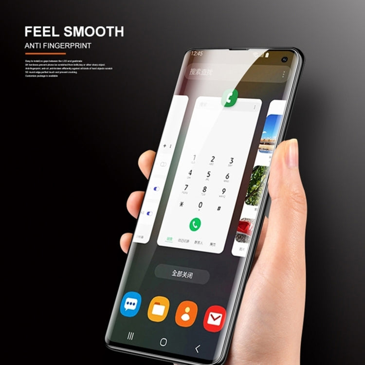 UV Liquid Curved Full Glue Tempered Glass for Galaxy Note10 Pro,Support Fingerprint Unlock