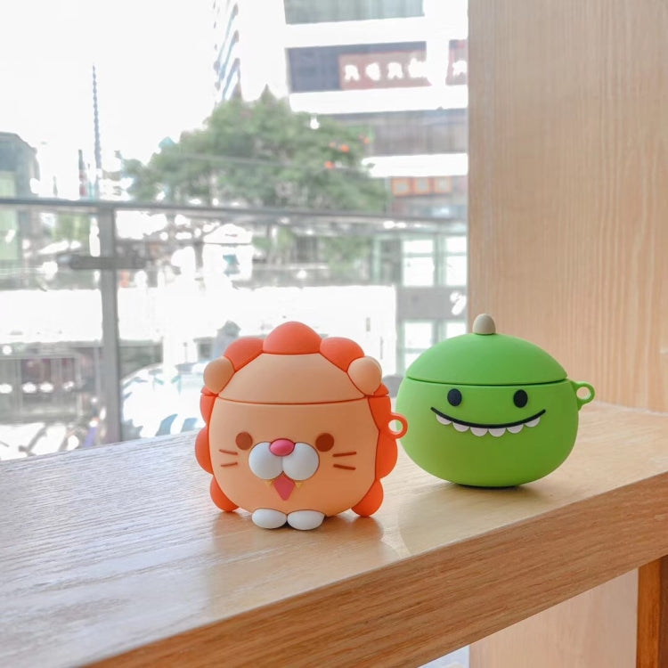 For Apple AirPods 1/2 Generation Universal Wireless Lion And Dinosaur Headphone Holder Bluetooth Protective Case