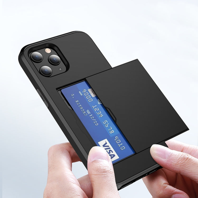 For iPhone 12 5.4 Shockproof Rugged Armor Protective Case with Card Slot