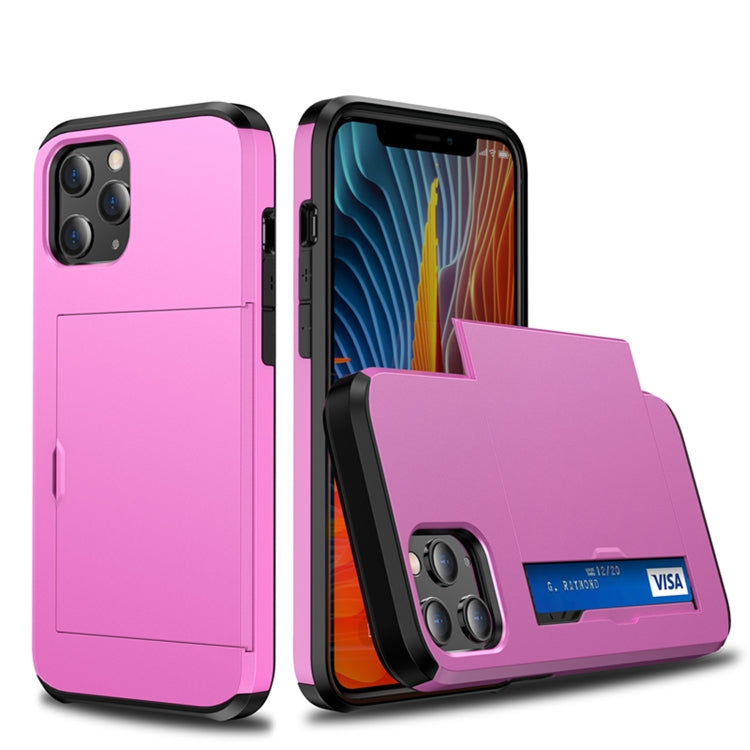 For iPhone 12 5.4 Shockproof Rugged Armor Protective Case with Card Slot