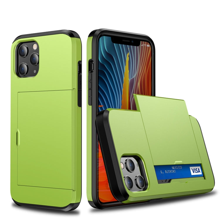 For iPhone 12 5.4 Shockproof Rugged Armor Protective Case with Card Slot