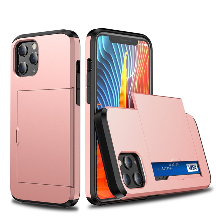 For iPhone 12 Pro 6.1 Shockproof Rugged Armor Protective Case with Card Slot