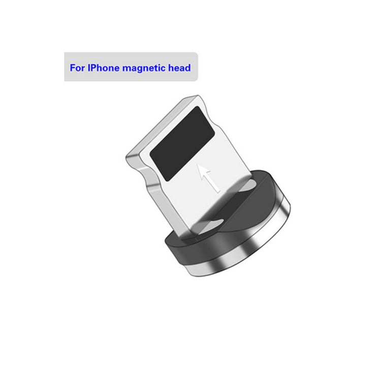 USB to 8 Pin Magnetic Suction Colorful Streamer Mobile Phone Charging Cable, Length: 1m