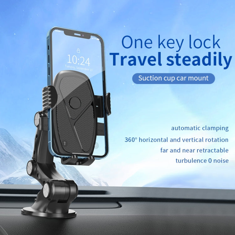 XZ3+JZ3 Suction Cup Type Car Holder Fixed Shockproof Mobile Phone Stand GPS Navigation Holder, XZ3+JZ3