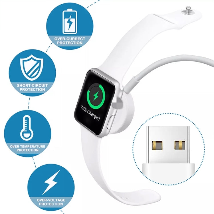 1m USB Magnetic Fast Charger Charging Cable for Watch Apple Series Ultra/8/7/6/SE/SE2/5/4/3/2/1