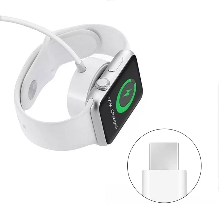 1m USB-C / Type-C Magnetic Fast Charger Charging Cable for Watch Apple Series Ultra/8/7/6/SE/SE2/5/4/3/2